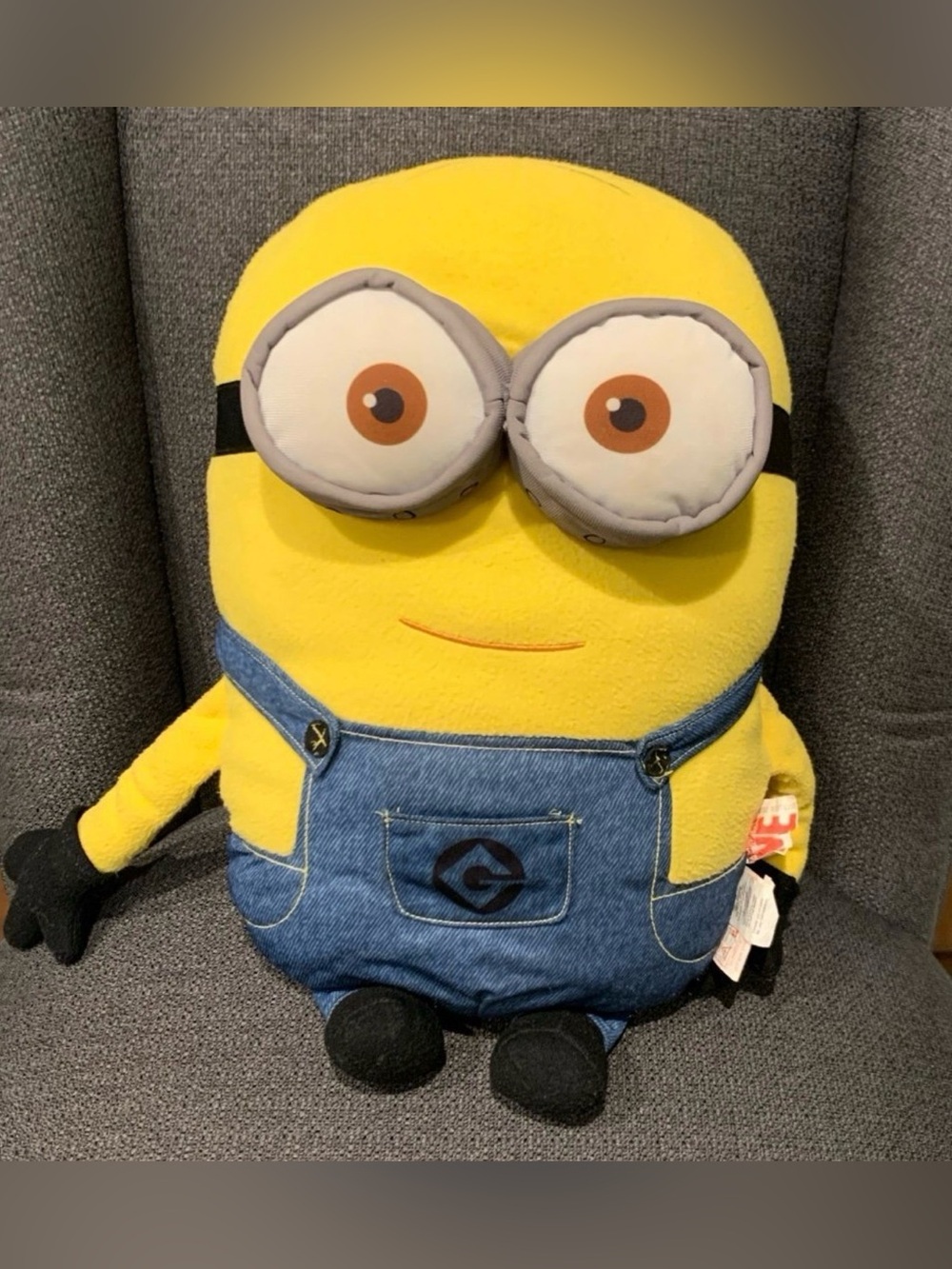 Universal Yellow Jumbo Despicable Me Minion Plush Pillow